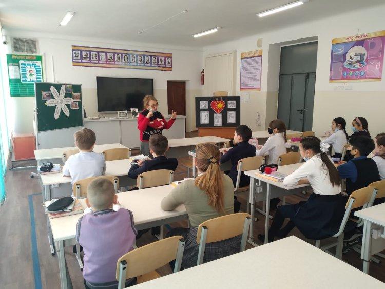 Урок по внекласссному чтению в 5 "А" классе