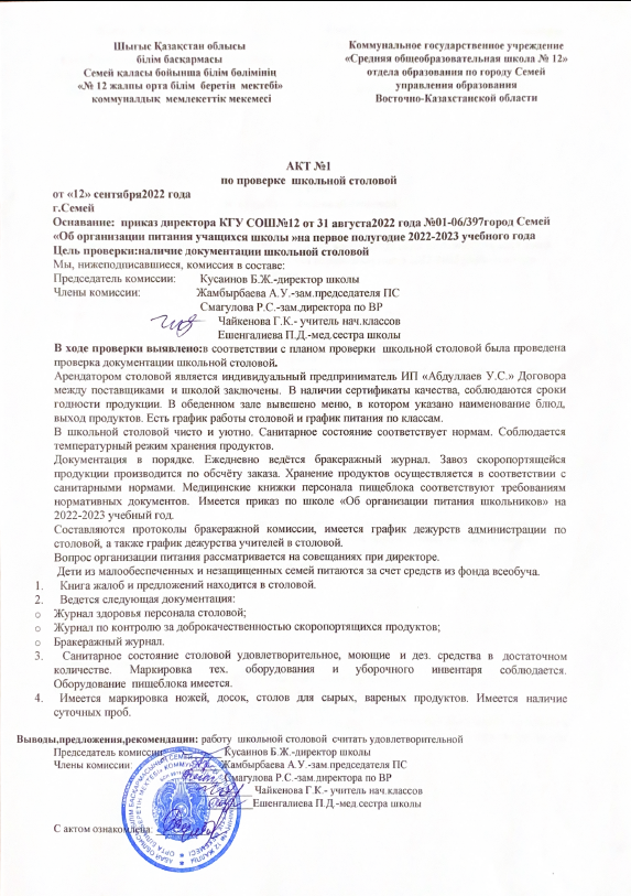 Акты мониторинговой комиссии