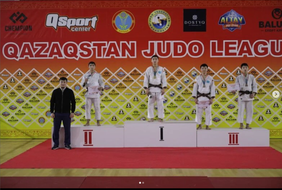 23 декабря в г.Астана прошла Лига Казахстана по дзюдо. Ученик секции дзюдо нашей школы занял 3-место и получил звание «Кандидат в мастера спорта»